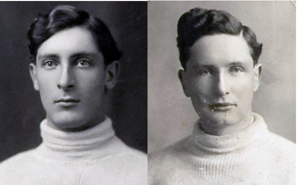 Bill (L) and Frank (R) Yeadon, started the rival Continental Hockey Association in 1911